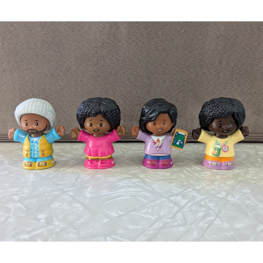 African American Little People Teacher, Pink Girl, Beard Beanie, Dog Walker